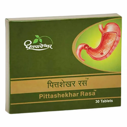 Dhootapapeshwar Pittashekar Rasa, 30 Tablets