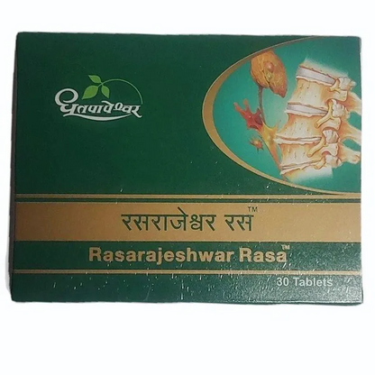 Dhootapapeshwar Rasarajeshwar Rasa, 30 Tablets
