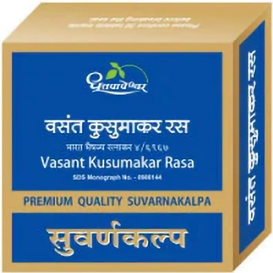 Dhootapapeshwar Premium Vasant Kusumakar Ras, 30 Tablets