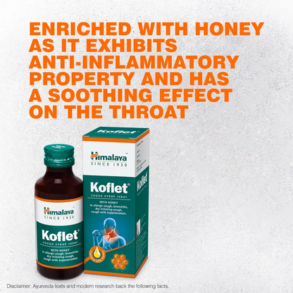 Himalaya Koflet Cough Syrup, 100 ml