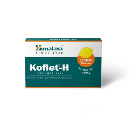 Himalaya Koflet-H Lemon Flavour Lozenges, 6 Count