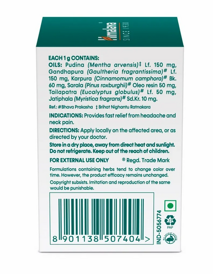 Himalaya Rumalaya Pain Balm, 10 gm