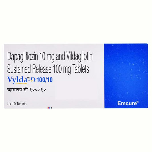VYLDA D 10/100 Tablet 10's