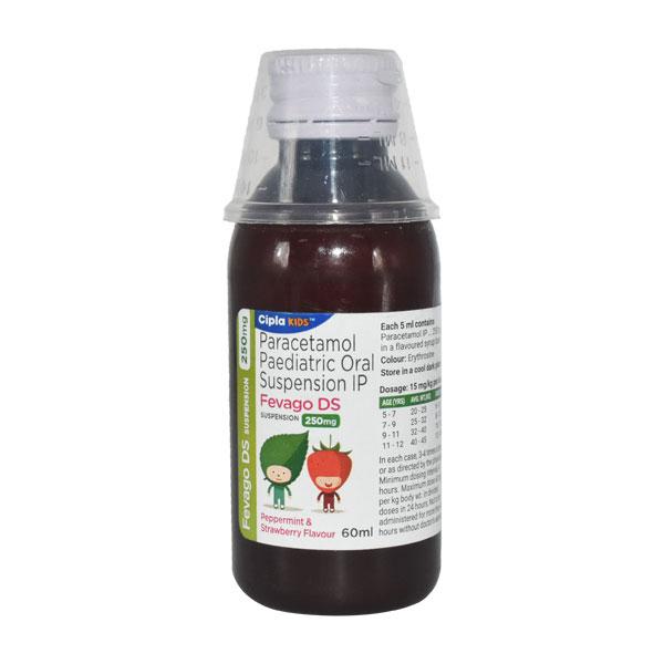 Fevago DS Peppermint & Strawberry Flavour Suspension 60ml