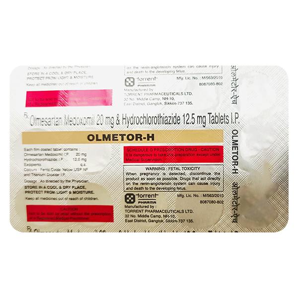 OLMETOR H Tablet 15's