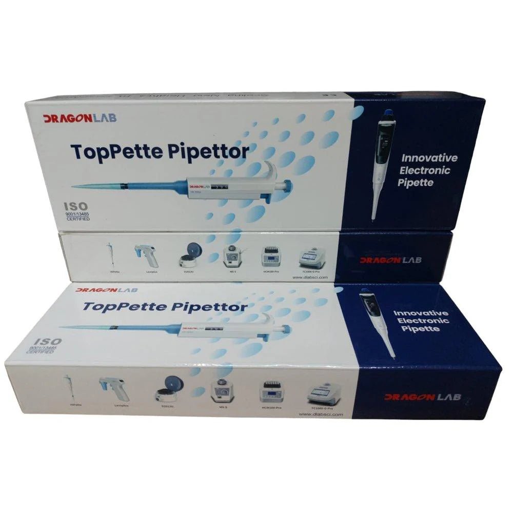 Dragon Lab TopPette Single Channel Pipettor - Global Surgicals