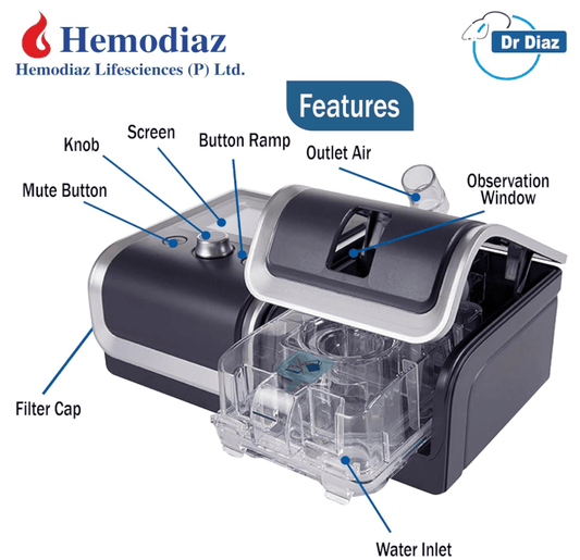 Dr.Diaz Bipap Machine - Global Surgicals
