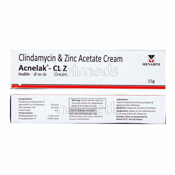 Acnelak Clz Cream 15gm