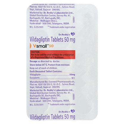 VSMALL 50mg Tablet 15's