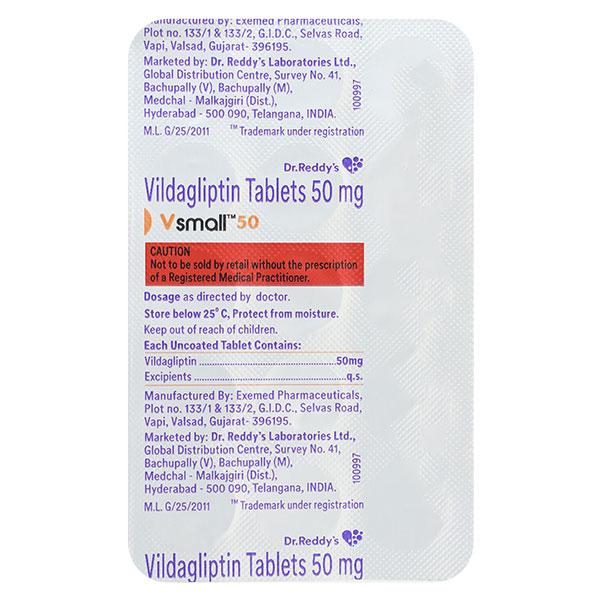 VSMALL 50mg Tablet 15's