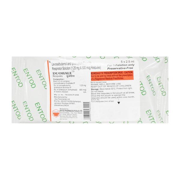 DUOHALE Respules 5X2.5ml - Global Surgicals