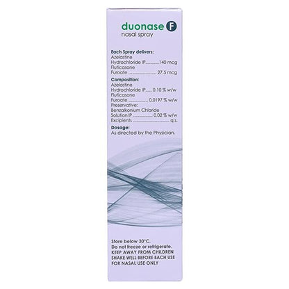 DUONASE F 9.8g Nasal Spray 70md - Global Surgicals