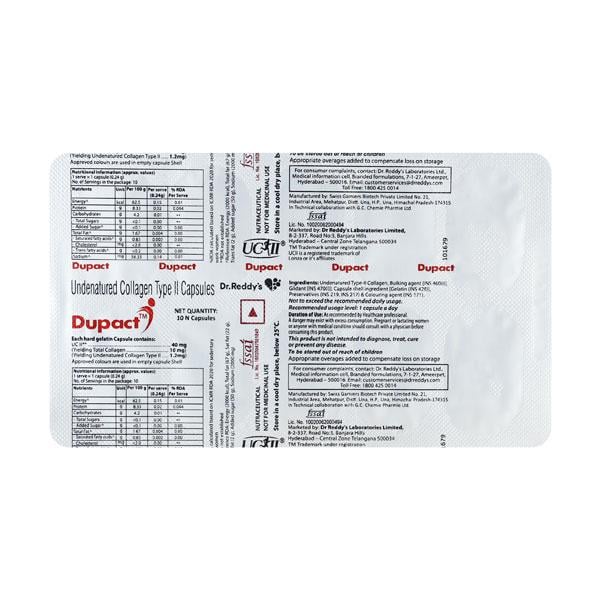 Dupact 40mg Capsule 10'S - Global Surgicals