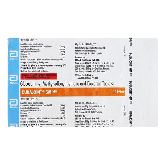 DURAJOINT GM NEW Tablet 10's - Global Surgicals