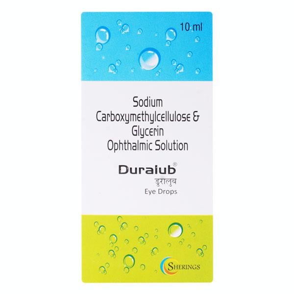 DURALUB Eye Drops 10ml - Global Surgicals