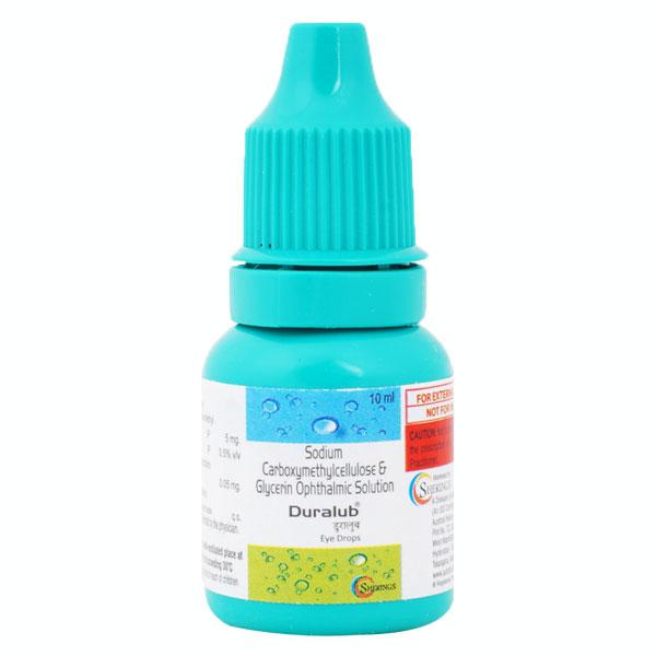 DURALUB Eye Drops 10ml - Global Surgicals