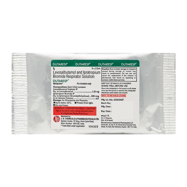 DUTARESP Mistpules 5X2.5ml - Global Surgicals