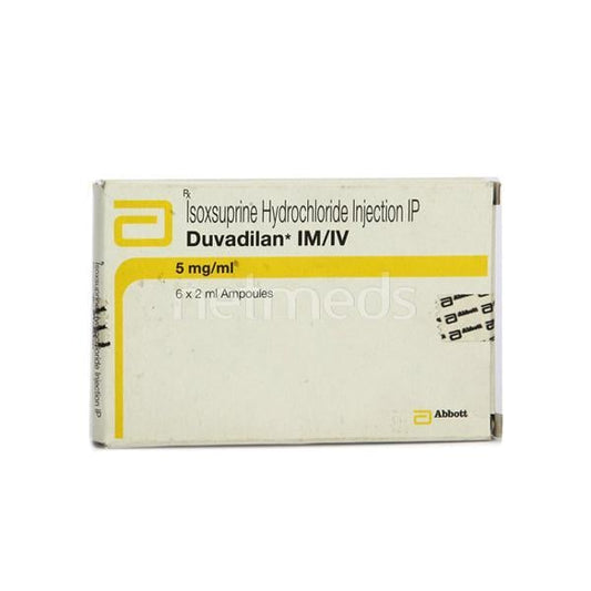Duvadilan 5mg Injection 6X2ml - Global Surgicals