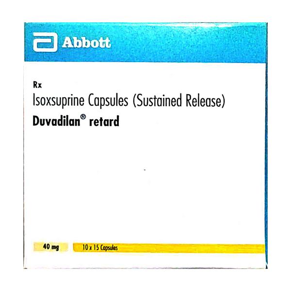 DUVADILAN RETARD 40mg Capsule 15's - Global Surgicals