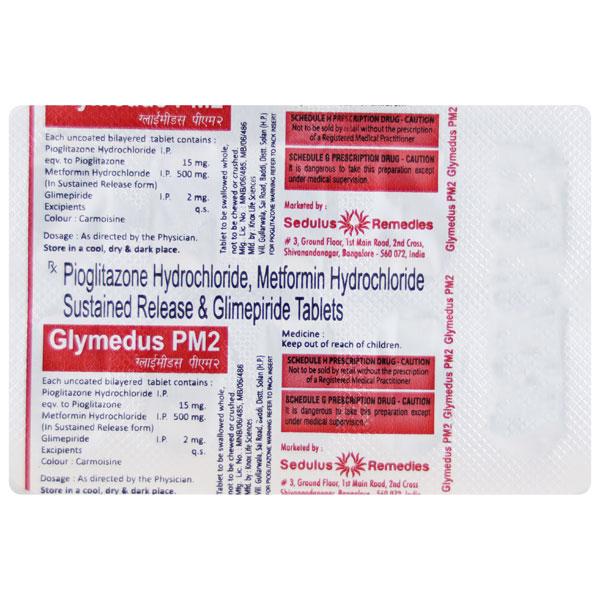 GLYMEDUS PM 2 Tablet 10's