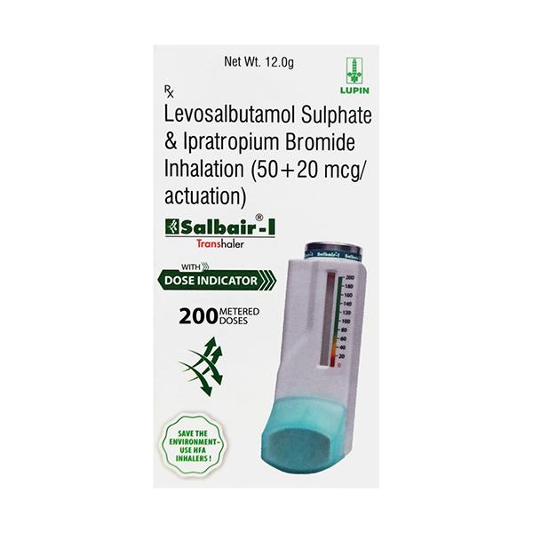 SALBAIR I WITH DOSE INDICATOR 200md Transhaler 12g