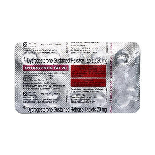 DYDROPREG SR 20 Tablet 10's - Global Surgicals