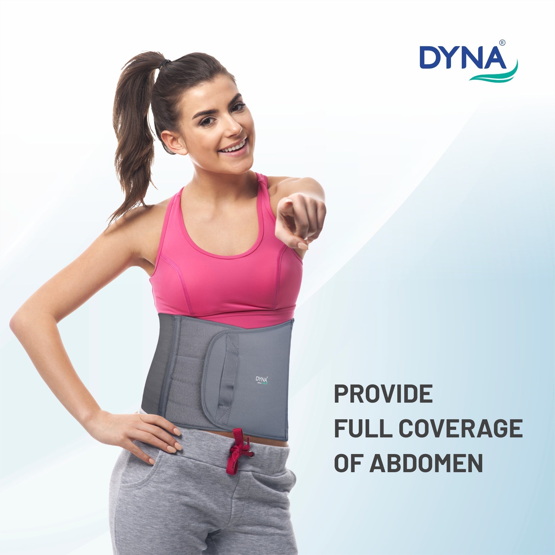 Dyna Abdominal support 9Inch - Global Surgicals