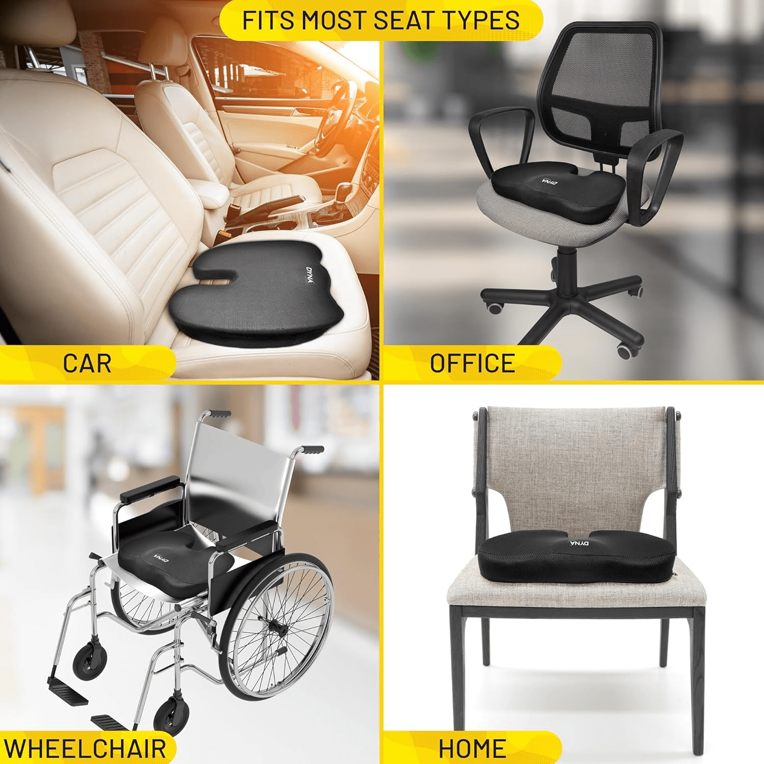 Dyna Coccyx Seat Cushion - Global Surgicals