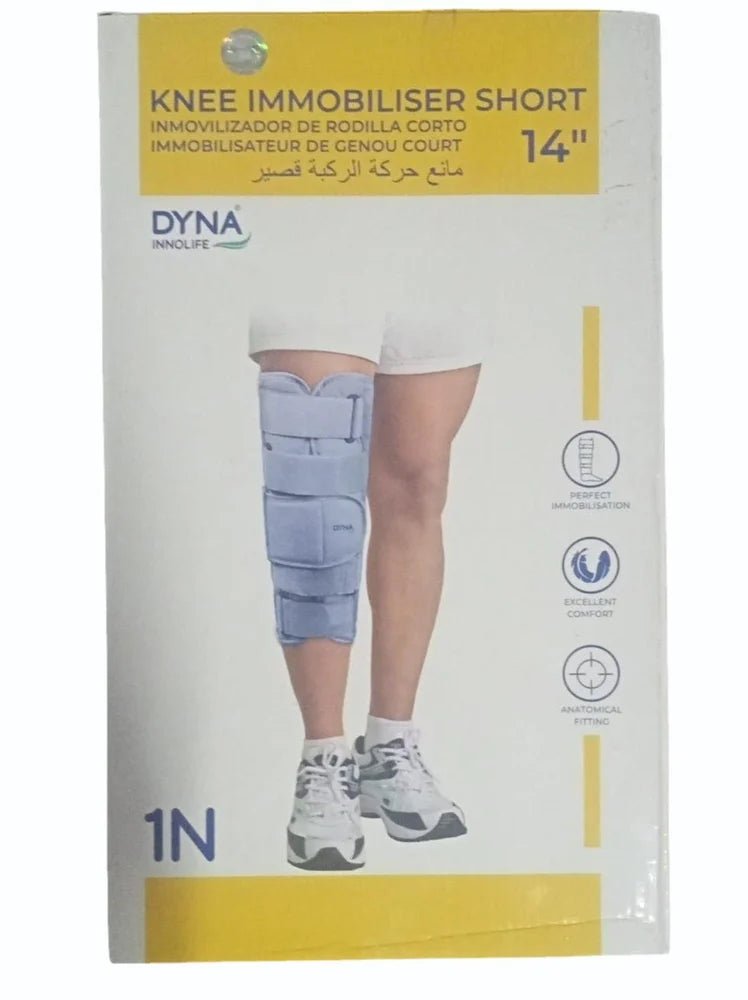 Dyna Innolife Knee Immobiliser Short 14Inch - Global Surgicals