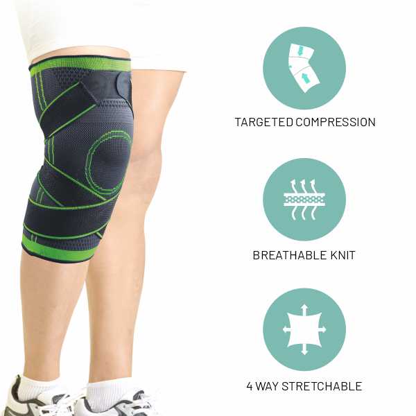 Dyna Pro Knee Support with Strap - Global Surgicals