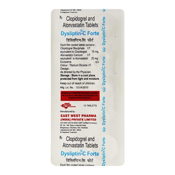 Dysliptin C Forte Tablet 10'S - Global Surgicals