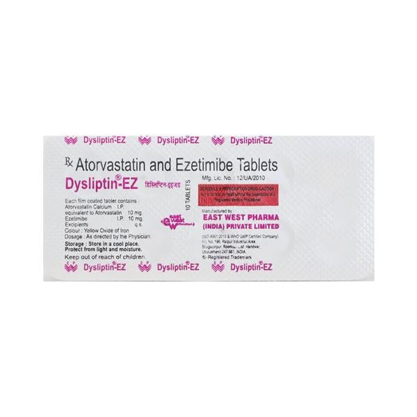 Dysliptin EZ Tablet 10'S - Global Surgicals
