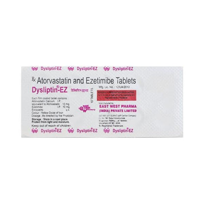 Dysliptin EZ Tablet 10'S - Global Surgicals