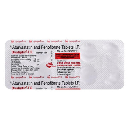 Dysliptin TG Tablet 10'S - Global Surgicals