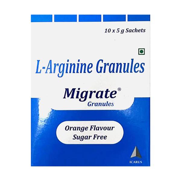 MIGRATE (VEG) SUGAR FREE ORANGE FLAVOUR Granules 5g