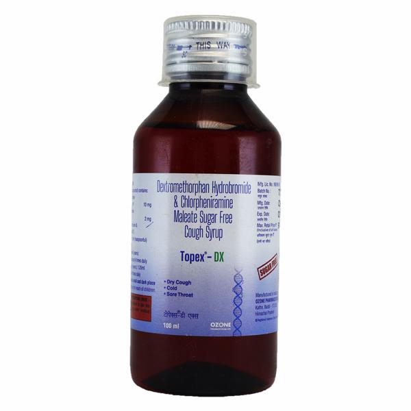 Topex DX Sugar Free Cough Syrup 100ml