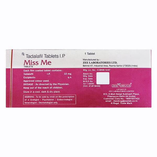 MISS ME 10mg Tablet 1's