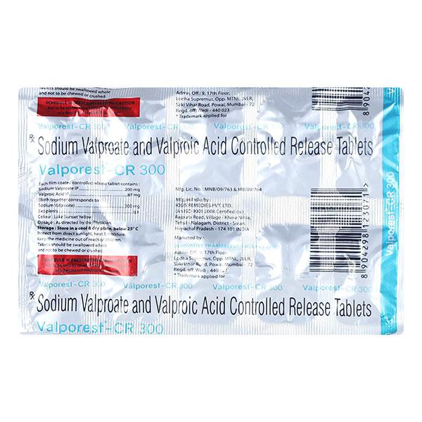 VALPOREST CR 300 Tablet 10's
