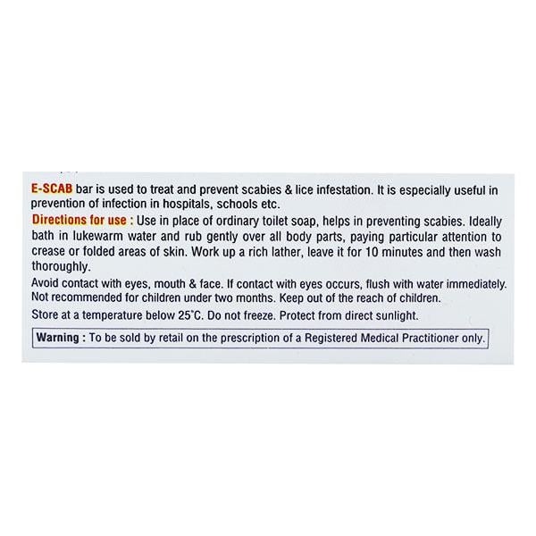 E SCAB Bar 75gm - Global Surgicals