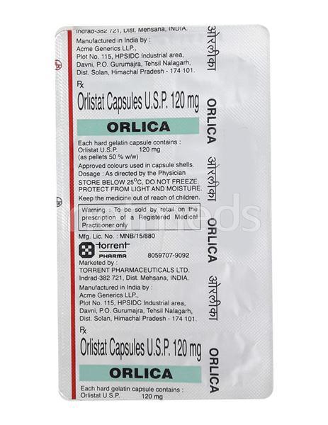 Orlica 120mg Capsule 10'S