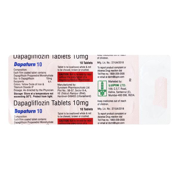 DAPATURN 10 Tablet 10's