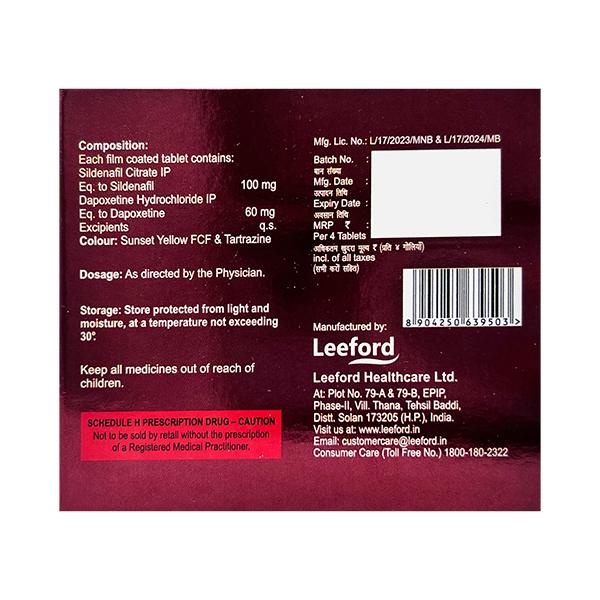 BIGFUN 100 XT GOLD Tablet 4's