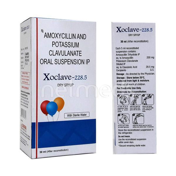 Xoclave 228.5 Dry Syrup 30ml