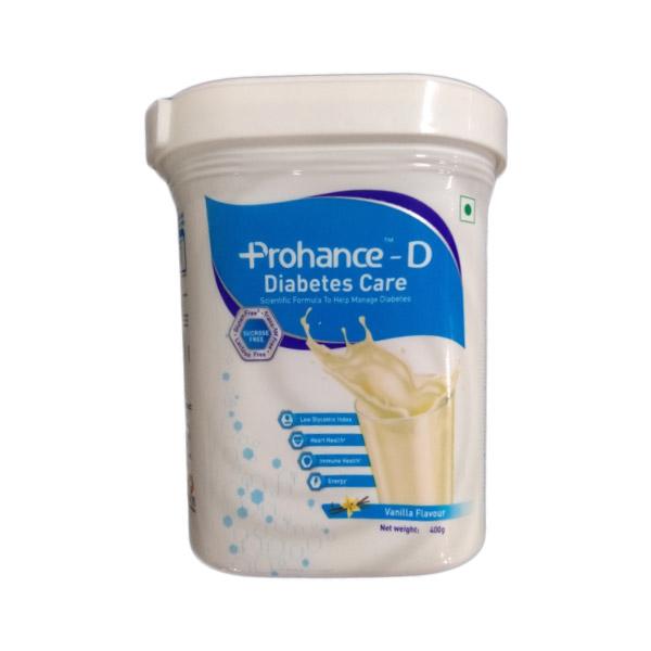 PROHANCE D DIABETES CARE SUCROSE FREE VANILLA FLAVOUR Powder 400gm