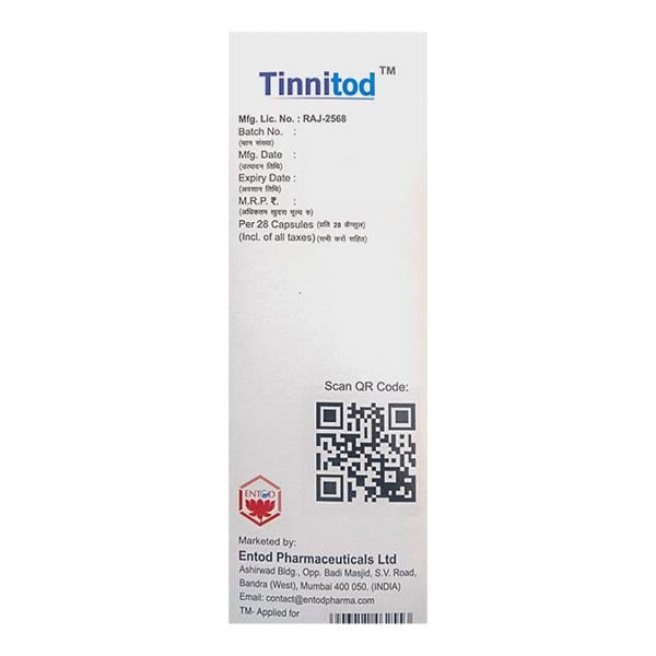 TINNITOD Capsule 28's