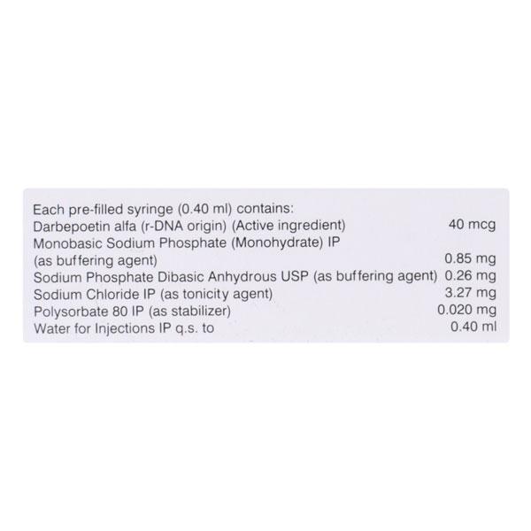 Dargen 40mcg Injection(Pfs) 0.4ml