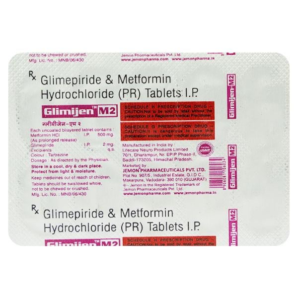 GLIMIJEN M 2 Tablet 10's