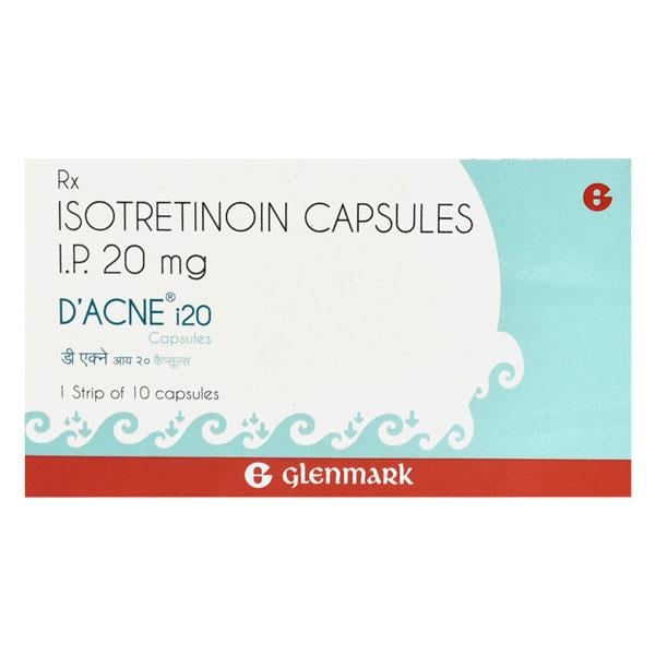D Acne I 20mg Capsule 10'S