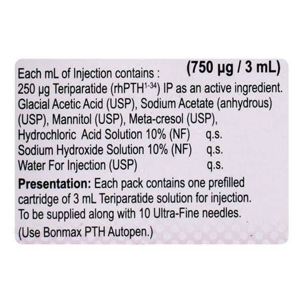 Bonmax Pth 750mcg Injection 3ml