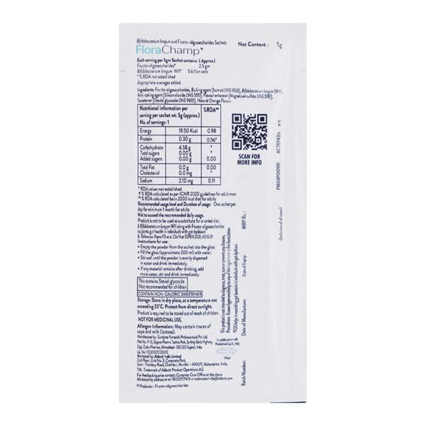 FLORACHAMP ORANGE FLAVOURED Sachet 5gm